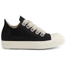 Rick Owens DRKSHDW lace-up Canvas Black