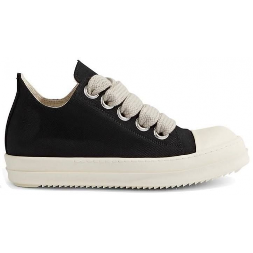 Rick Owens DRKSHDW lace-up Canvas Black