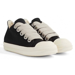 Rick Owens DRKSHDW lace-up Canvas Black