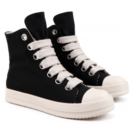 Rick Owens Drkshdw Jumbo Lace High Black