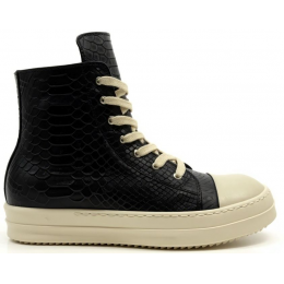 Rick Owens Concordians Alligatoridae High Top Black