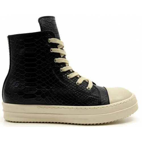 Rick Owens Concordians Alligatoridae High Top Black