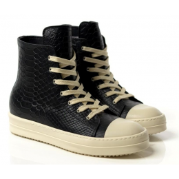 Rick Owens Concordians Alligatoridae High Top Black