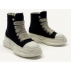 Rick Owens DRKSHDW Canvas Abstract High Top Black Milk