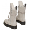 Dr. Martens x Rick Owens Strobe Calf Length Boot Furry Pearl