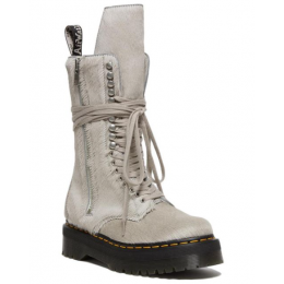 Dr. Martens x Rick Owens Strobe Calf Length Boot Furry Pearl