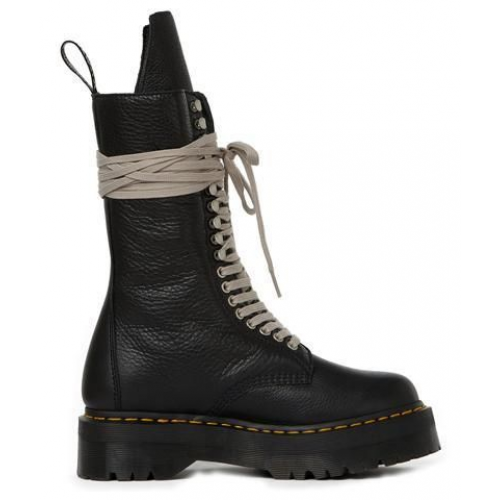 Dr. Martens x Rick Owens Strobe Calf Length Boot Black