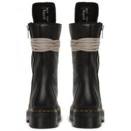 Dr. Martens x Rick Owens Strobe Calf Length Boot Black