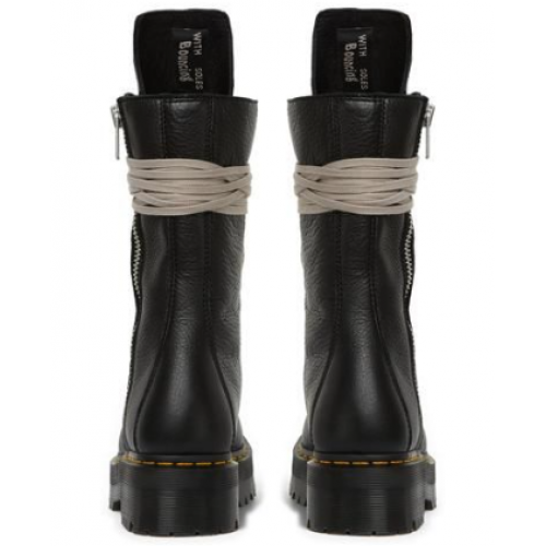 Dr. Martens x Rick Owens Strobe Calf Length Boot Black