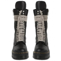 Dr. Martens x Rick Owens Strobe Calf Length Boot Black
