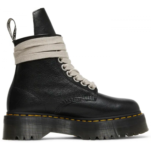 Dr. Martens x Rick Owens Strobe 1460 Quad Sole Jumbo Lace Boot Black