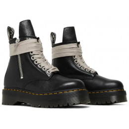 Dr. Martens x Rick Owens Strobe 1460 Quad Sole Jumbo Lace Boot Black