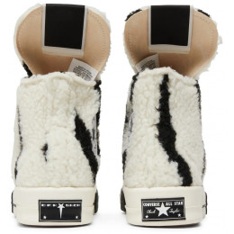 Rick Owens x Converse DRKSHDW TURBODRK Chuck 70 High Zebra