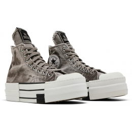 Rick Owens x Converse DRKSHDW DBL DRKSTAR Chuck 70 High Washed Concrete