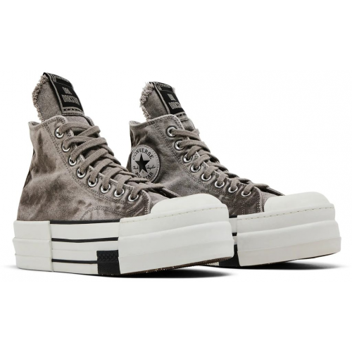 Rick Owens x Converse DRKSHDW DBL DRKSTAR Chuck 70 High Washed Concrete