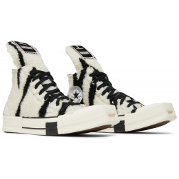 Rick Owens x Converse DRKSHDW TURBODRK Chuck 70 High Zebra