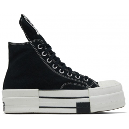 Rick Owens x Converse DRKSHDW DBL DRKSTAR Chuck 70 High Black