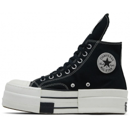 Rick Owens x Converse DRKSHDW DBL DRKSTAR Chuck 70 High Black