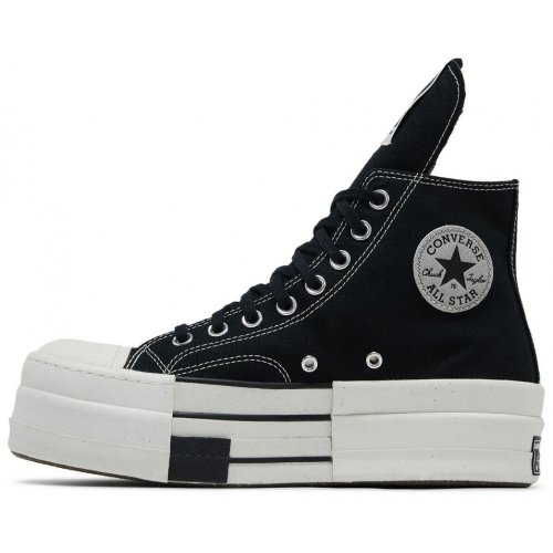 Rick Owens x Converse DRKSHDW DBL DRKSTAR Chuck 70 High Black