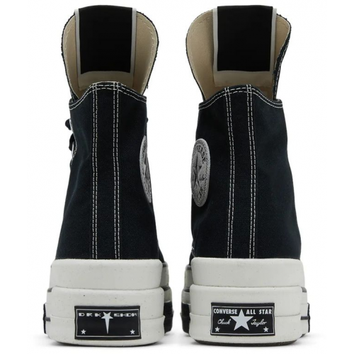 Rick Owens x Converse DRKSHDW DBL DRKSTAR Chuck 70 High Black