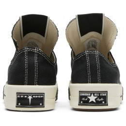 Rick Owens x Converse DRKSHDW DRKSTAR Chuck 70 Low Black