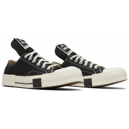 Rick Owens x Converse DRKSHDW DRKSTAR Chuck 70 Low Black