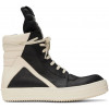 Rick Owens Black and Off-White Geobasket