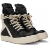 Rick Owens Black and Off-White Geobasket