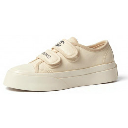 Chanel Velcro Sneaker White Cream