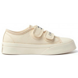 Chanel Velcro Sneaker White Cream