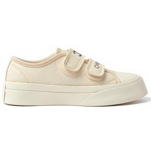Chanel Velcro Sneaker White Cream