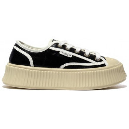 Chanel Biscuit Platform Sneakers Black Berge