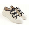 Chanel Velcro Sneaker White And Black