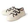 Chanel Velcro Sneaker White And Black