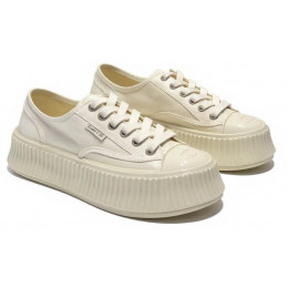 Chanel Biscuit Platform Sneakers Milk