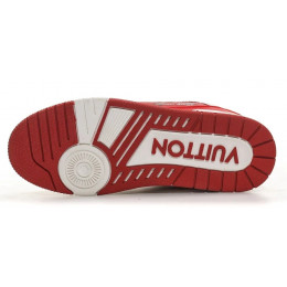 Louis Vuitton Trainer Signature Red White