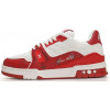 Louis Vuitton Trainer Signature Red White