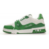 Louis Vuitton Trainer Signature Green White