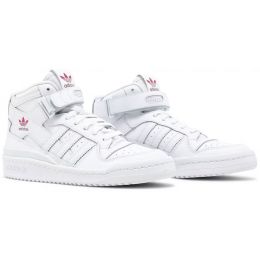 Кроссовки Adidas Forum Mid White Pink
