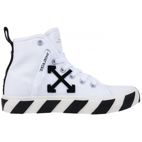 Off-White x Vulcanized Mid White Black