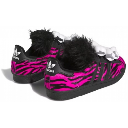 Кроссовки Adidas x Jeremy Scott Campus 80S Bones Pink Zebra