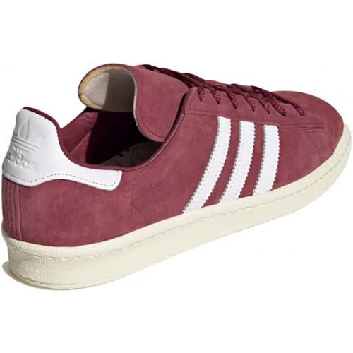 Adidas Campus 80S Burgundy Off White