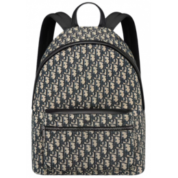 Рюкзак Christian Dior Rider Oblique Beige Black