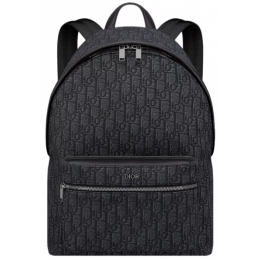 Рюкзак Christian Dior Rider Oblique Black Grey