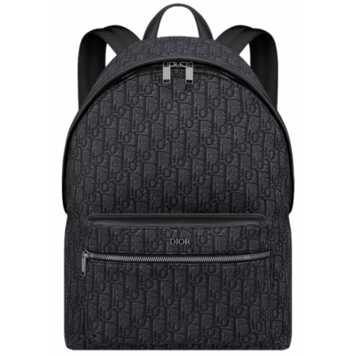 Рюкзак Christian Dior Rider Oblique Black Grey
