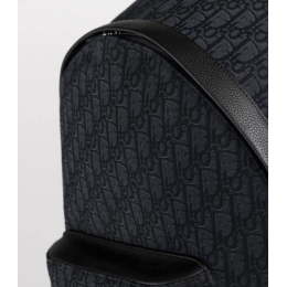 Рюкзак Christian Dior Rider Oblique Black Grey