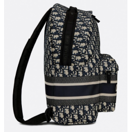 Рюкзак Christian Dior Travel Technical Jacquard Black Berge