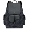 Рюкзак Christian Dior Saddle Oblique Black