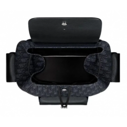 Рюкзак Christian Dior Saddle Oblique Black