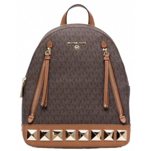 Рюкзак Michael Kors Brooklin Studded Medium Brown Acorn